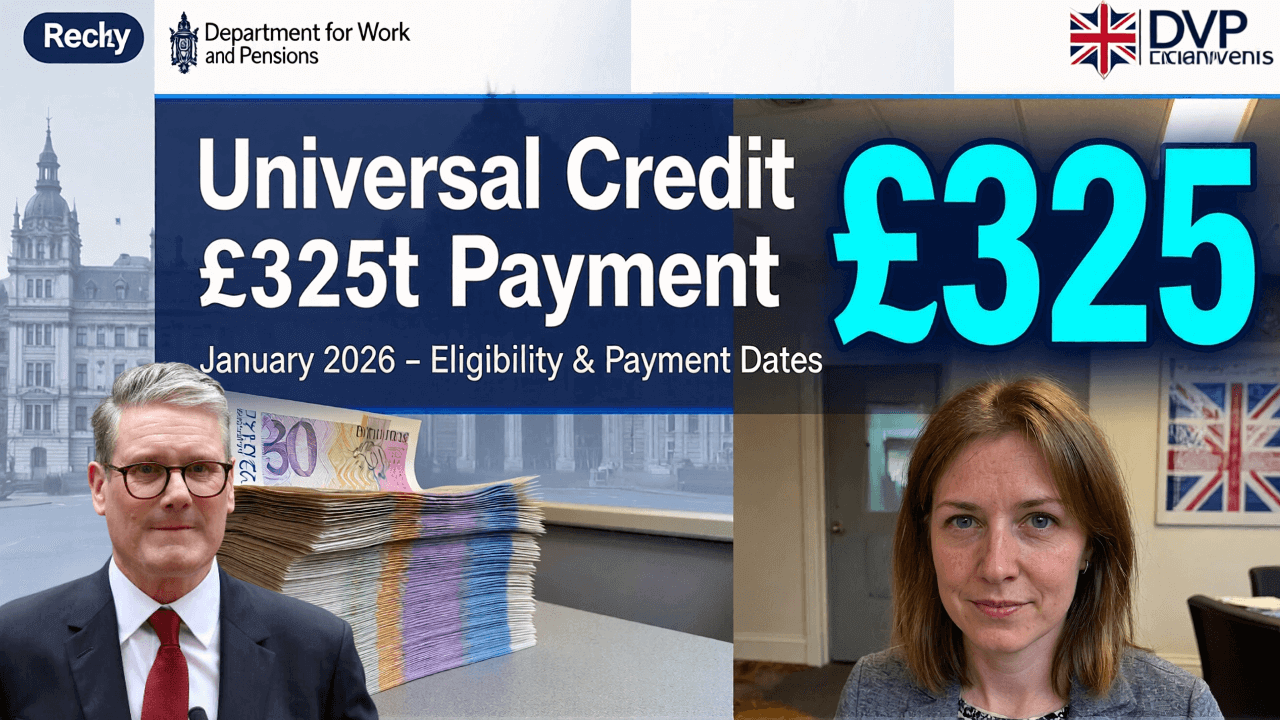 DWP Confirms £325 Universal Credit Payment for January 2026 – Check Eligibility & Dates